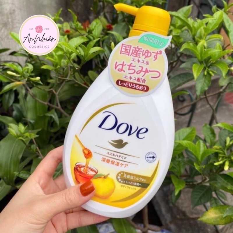 Sữa tắm Dove Nhật cam vàng Yuzu và mật ong