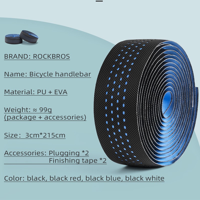 ROCKBROS Bicycle Handlebar Cycling Damping Anti-Vibration Wrap Bike Accessories