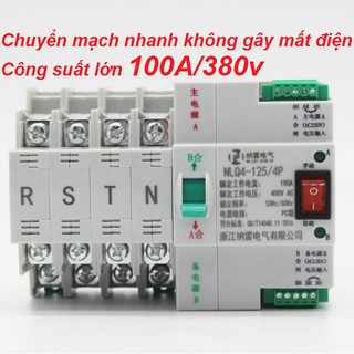 Đổi nguồn điện tự động ATS tốc độ cao 4 pha (không gián đoạn)