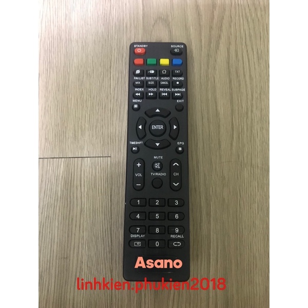 Remote TV Led Asano ( mẫu 2 )