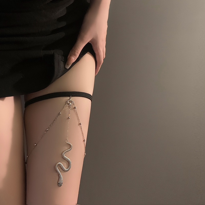 Dây Xích Đeo Đùi Bằng Kim Loại Thời Trang Gợi Cảm Cho Nữ