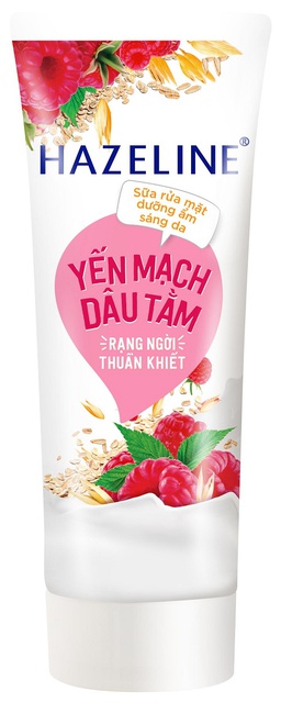 Combo sữa rửa mặt 100g và 3 mặt nạ 20g/miếng cho da sáng mịn màng Hazeline yến mạch dâu tằm