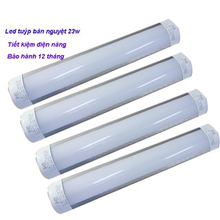 Bộ 4 đèn led tuýp bán nguyệt 23w -0.6 mét