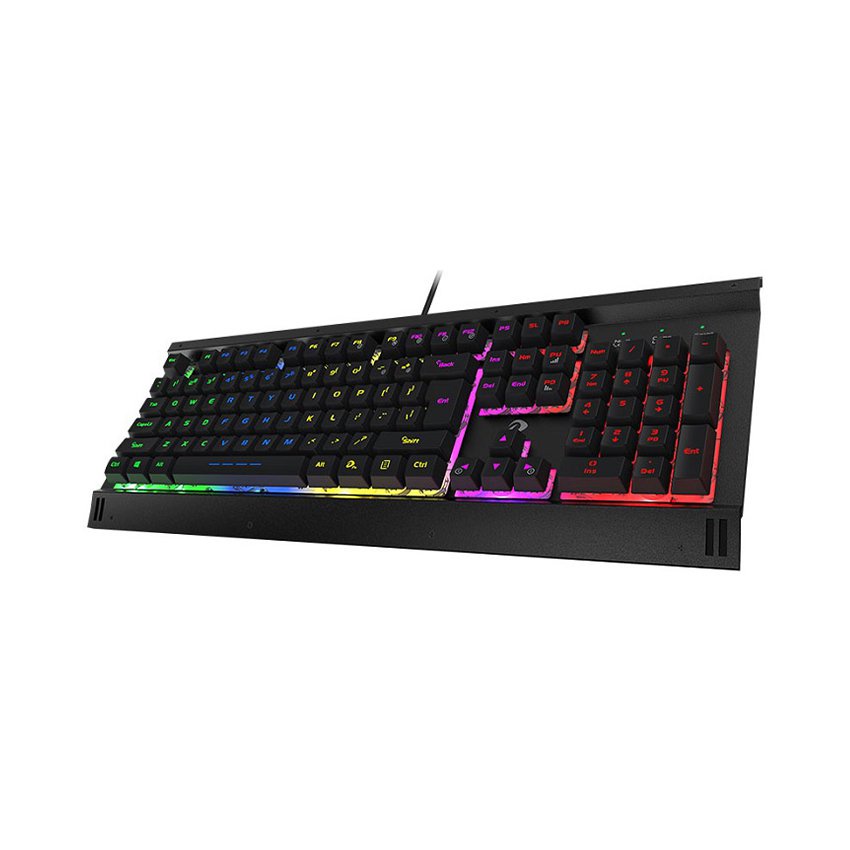 Bàn phím Dareu LK145 USB Black - Mặt trên được làm bằng kim loại chống cháy