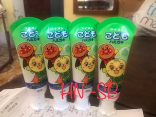 🇯🇵 kem đánh răng cho bé Lion Nhật