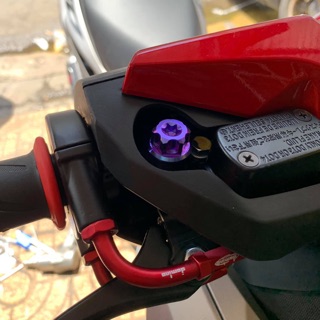 Ốc titan gr5 bắt chân kiếng , ốc kiếng đầu salaza cho yamaha honda suzuki