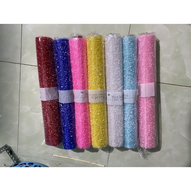 Giấy bọt tuyết/ lưới tuyết bó hoa, làm đế oản | Phụ kiện trang trí