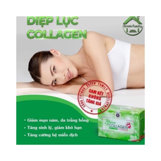 [CAM KẾT HÀNG CHÍNH HÃNG 100%] DIỆP LỤC COLLAGEN POWDER Trị Táo Bón- Khô Hạn- Mụn- Nám- Tàn Nhang- Ngăn Ngừa Lão Hóa