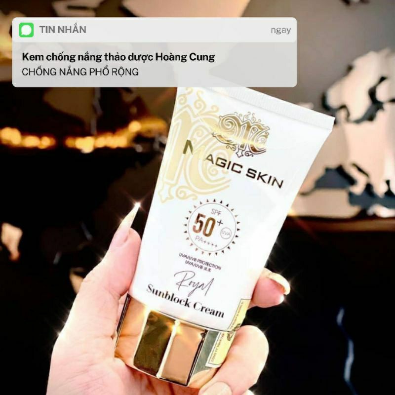 Kem Chống Nắng Thảo Dược Hoàng Cung Sunblock Cream Magic Skin 50ml