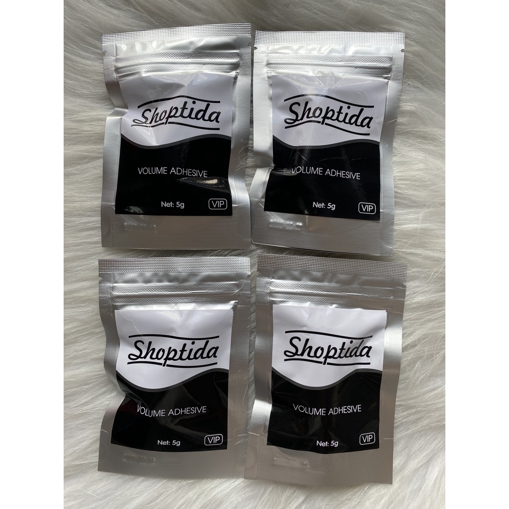 Keo nối mi ít cay siêu bền Shoptida - dụng cụ nối mi thuý hà