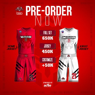 Đồ bóng rổ Thang Long Warriors VBA 2021