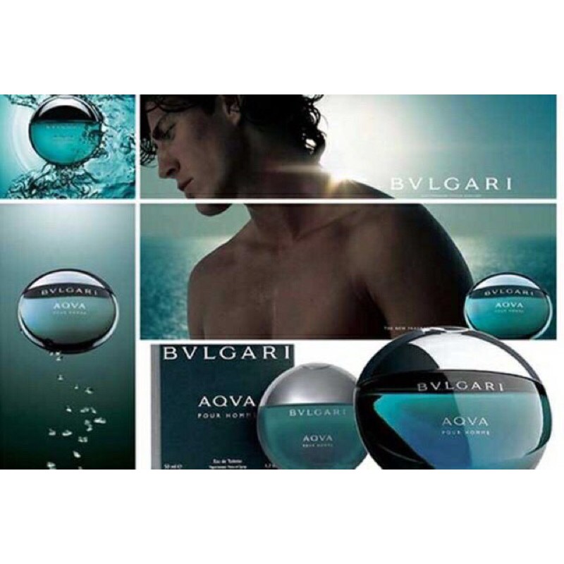 ✅{ yêu thích- Mang hương vị của biển cả } Nước hoa Aqva Pour Homme của hãng Bvlgari 100ml