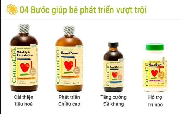 Thực phẩm bổ sung cho bé