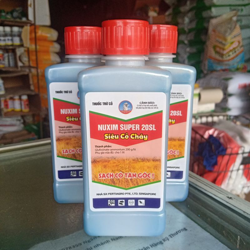 Thuốc Trừ Cỏ Sinh Học Thế Hệ Mới NUXIM SUPER 20SL (Chai 240ml)