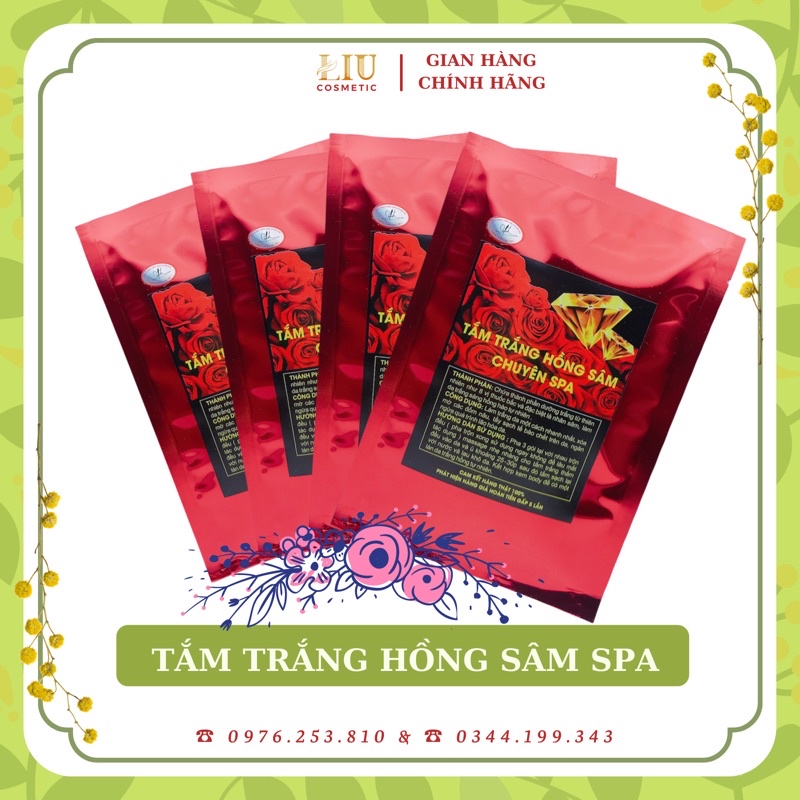 TẮM TRẮNG HỒNG SÂM CHUẨN SPA