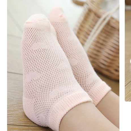 Vớ Cotton Mùa Hè Cho Bé Trai Và Gái (0-6 Tuổi)