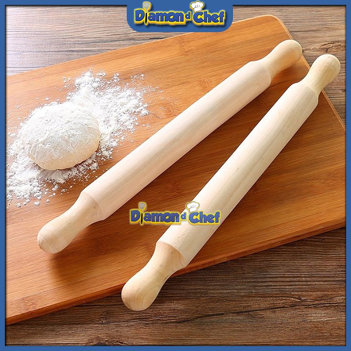 Cán Lăn Bột Gỗ / Rolling Pin 40cm