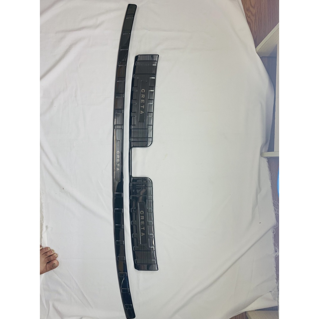 Chống trầy cốp trong, ngoài xe Hyundai Creta 2022- 2023 chất liệu titan cao cấp