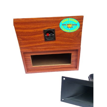 BỘ 2 CÁI VỎ GỖ ÉP CÓ HỌNG 11X28 KÍCH THƯỚC 30X15.5X27CM TẶNG TRẠM LOA