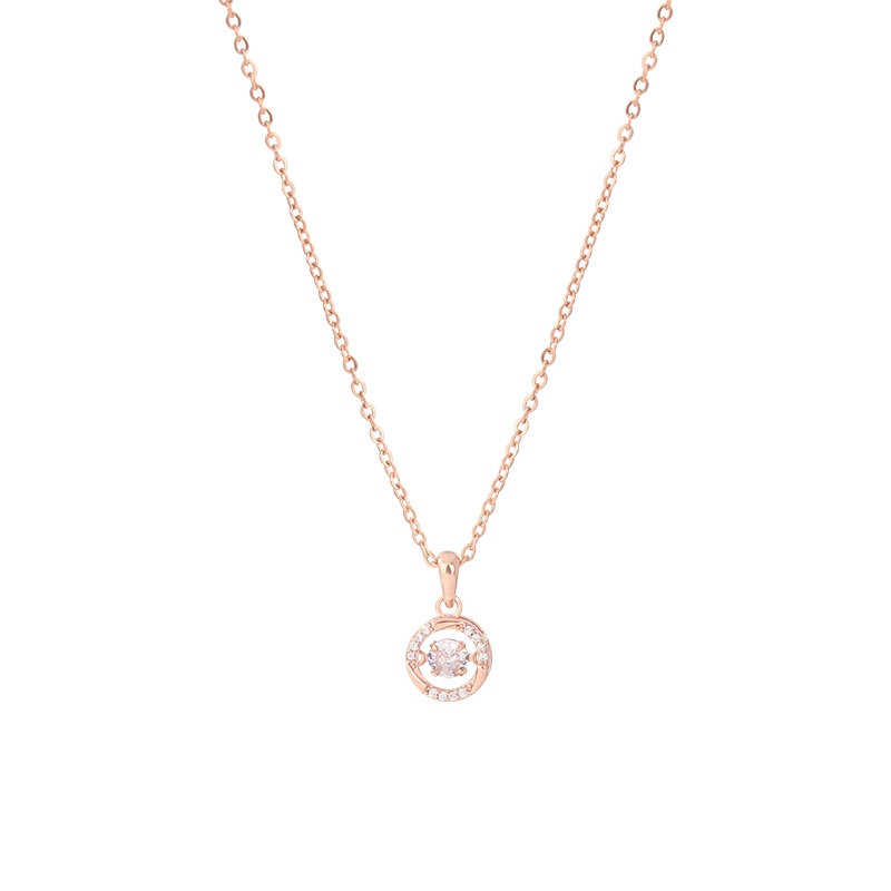 [Jiudolan] Vòng Cổ Zircon Sáng Bóng Sang Trọng Thời Trang Hàn Quốc Cho Nữ