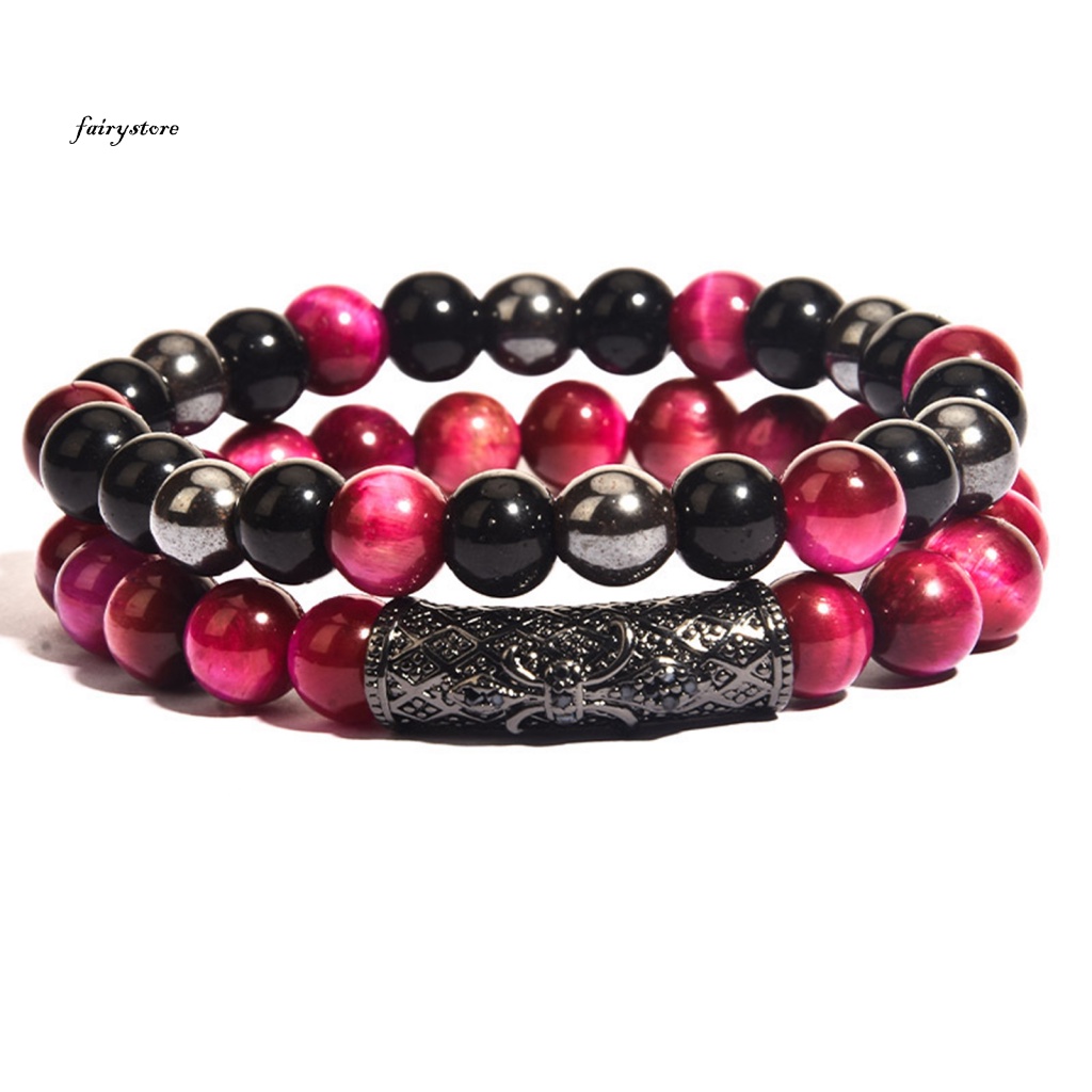 Fairystore| Vòng Tay Chuỗi Hạt Đá Mắt Hổ Tự Nhiên