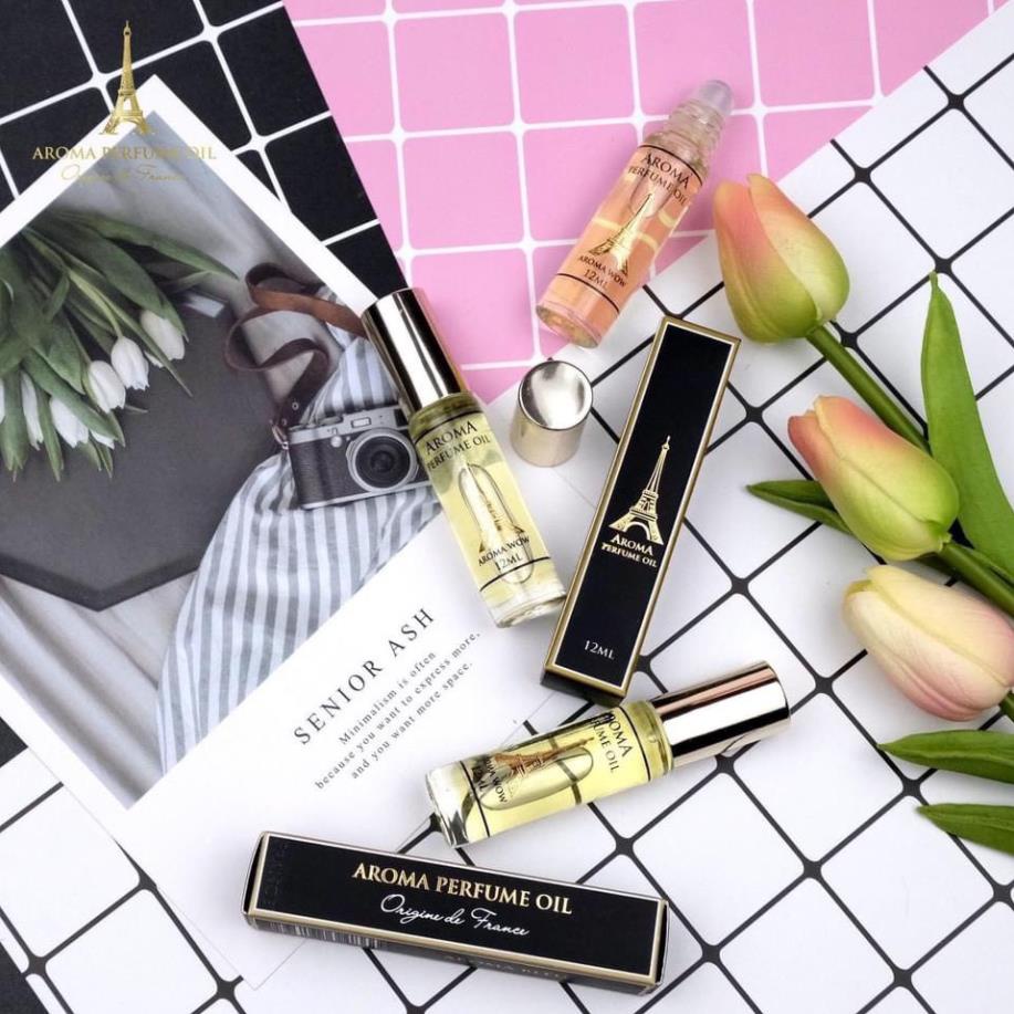 Tinh dầu nước hoa Pháp Aroma Perfume dạng lăn 12ml