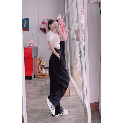 [Sale lỗ 50%] Quần ống xuông siêu hách dáng dài hót mã 110