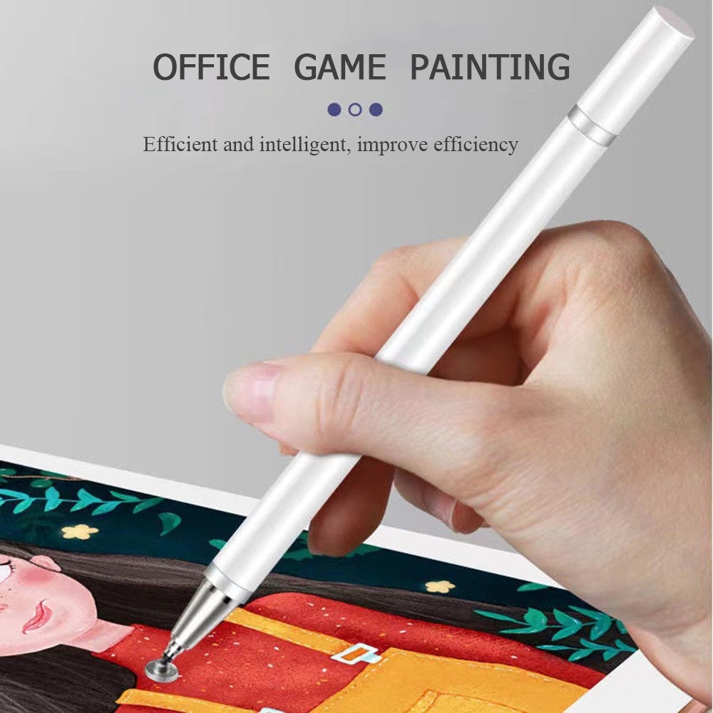 Bút Cảm Ứng Màn Hình 2 Trong 1 Thông Dụng Cho Tablet Mobile Android ios iPad