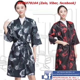 ÁO CHOÀNG KIMONO CHO SALON TÓC THẨM MỸ VIỆN CHO KHÁCH MẶC