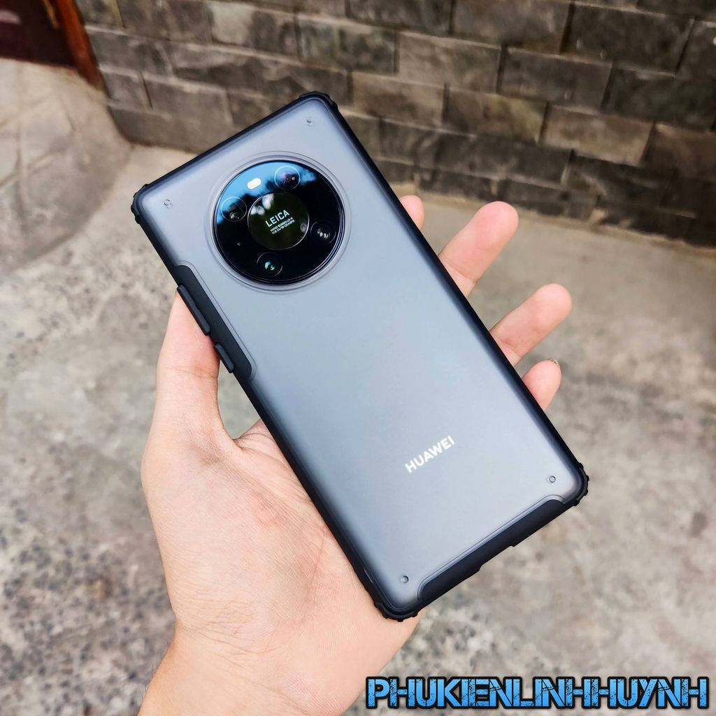 Huawei Mate 40 Pro_Ốp lưng nhám viền màu Ver 2