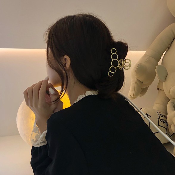 Kẹp tóc kim loại phong cách Hàn Quốc dành cho nữ