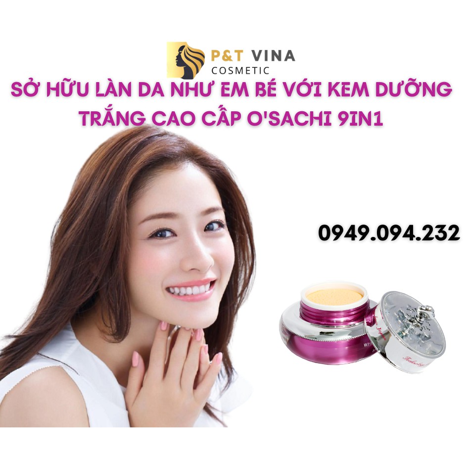 [Chính Hãng] Kem Dưỡng Trắng Da Cao Cấp Tinh Chất Đông Trùng Hạ Thảo 20g (Kem Osachi 9in1)