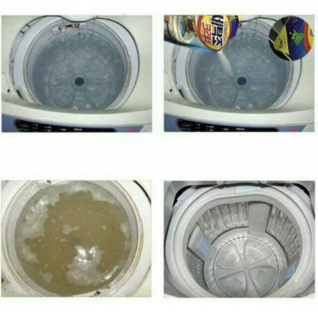 Bột Tẩy Rửa Lồng Máy Giặt, Chất Tẩy Rửa Siêu Trắng Sạch