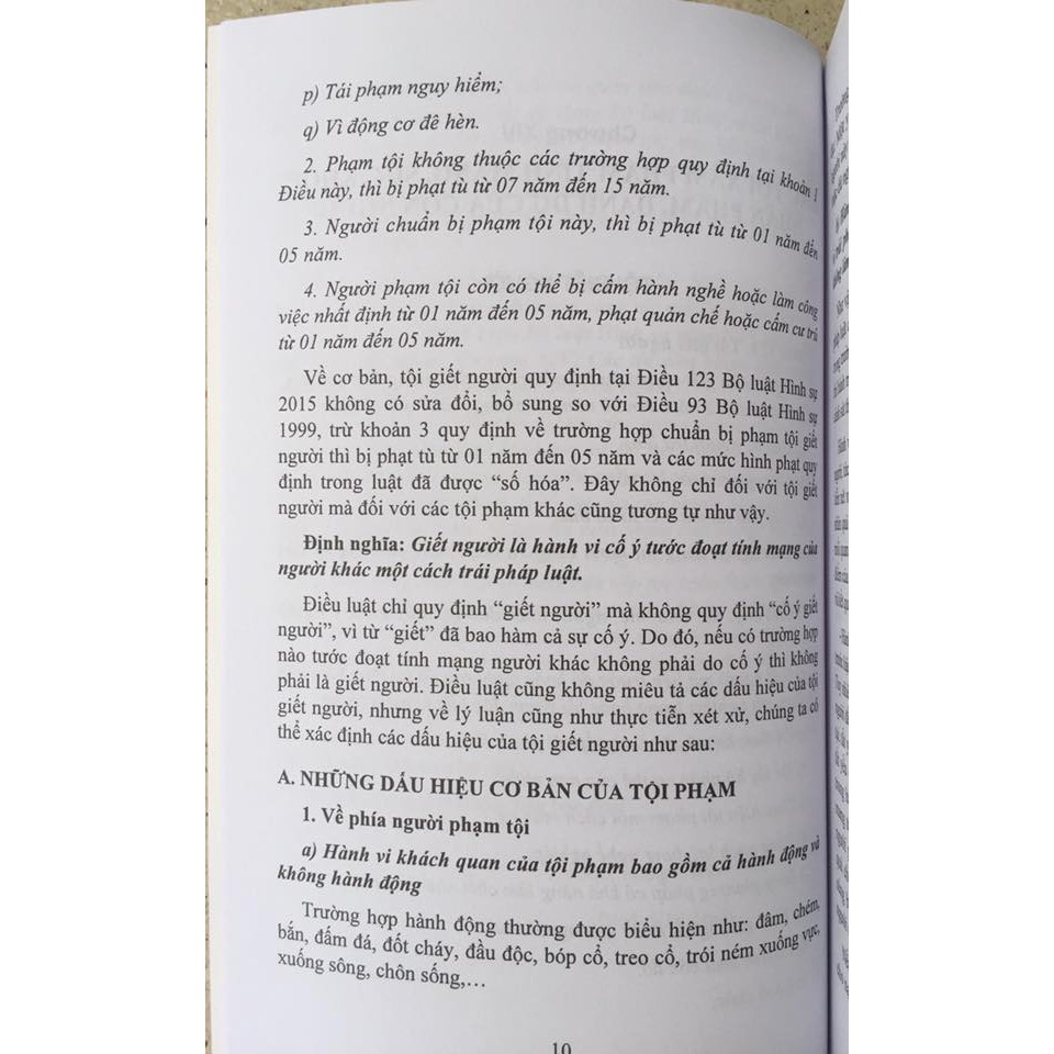 Sách - Bình luận Bộ Luật Hình Sự năm 2015 - Phần Các Tội Phạm (Chương 14)