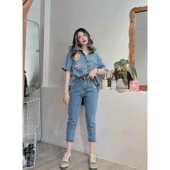 Quần jean rách sau hàng L1