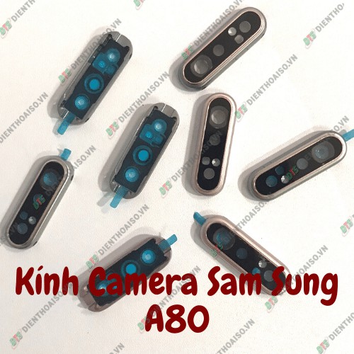 Chụp kính camera Samsung A80 trắng và hồng