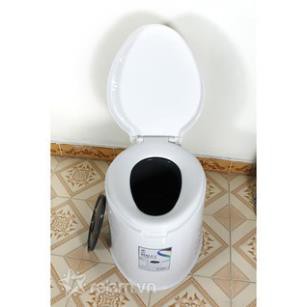 [giá tốt]Bô vệ sinh cho người già, toilet di động nhựa cao cấp cho người bệnh