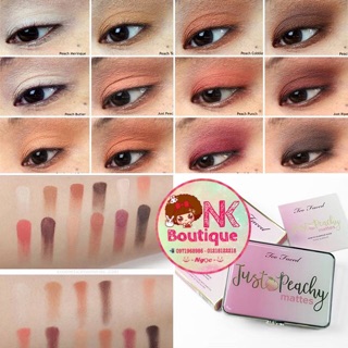<Sale can date> Phấn mắt Toofaced Just Peachy Matte