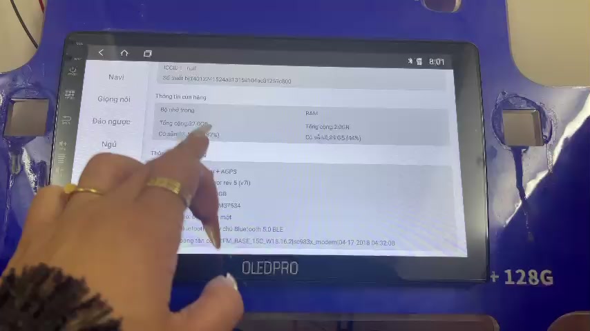 Màn Hình Android OLED PRO A3 New ram 2gb-rom 32gb chips 4 nhan manh me | BigBuy360 - bigbuy360.vn