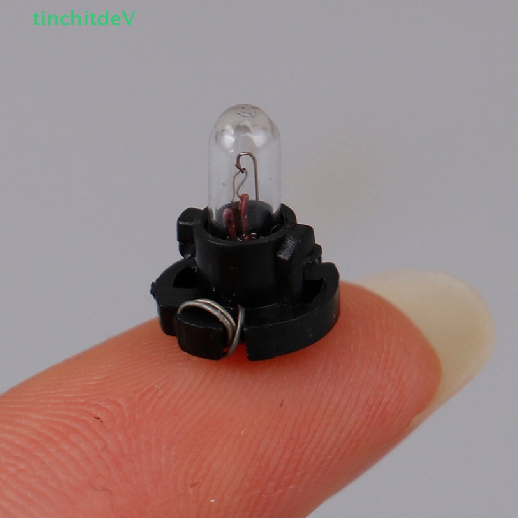 Bộ 5 Đèn LED T3 T4.2 Ánh Sáng Trắng Ấm Gắn Bảng Điều Khiển Xe Hơi