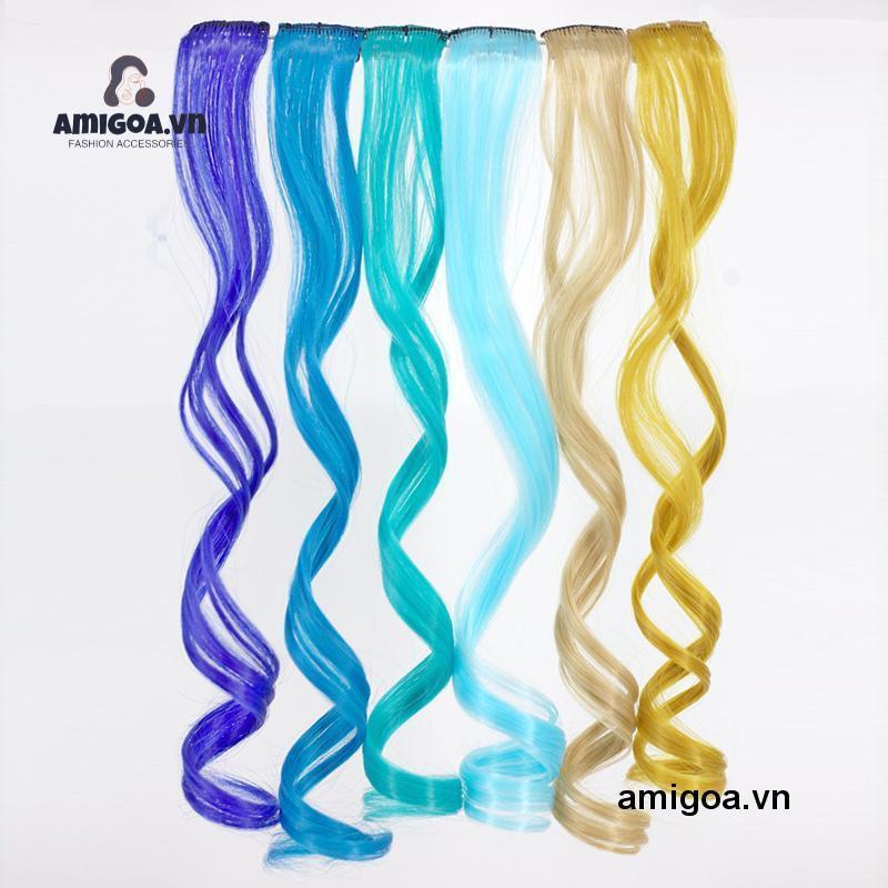 ✨✨Tóc giả xoăn dài có  tùy chọn thời trang kiểu Hàn cho nữ