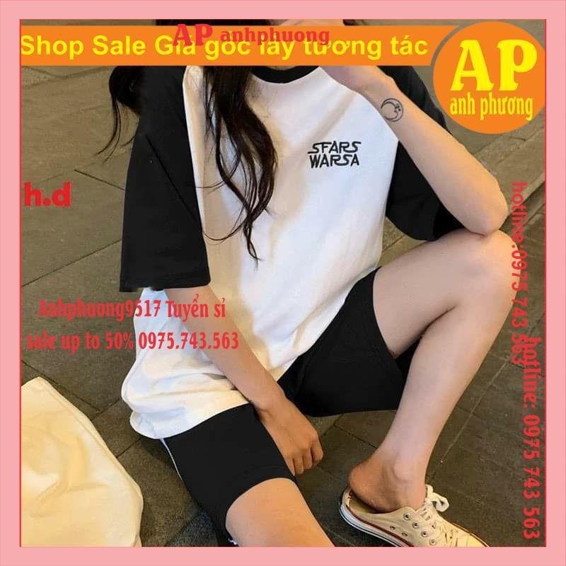 Sét Bộ áo zaplang Warsa+ quần đùi unisex🎀Chất cotton mịn🎀Phong cách thể thao🎀Đồ ngủ mặc nhà mùa hè