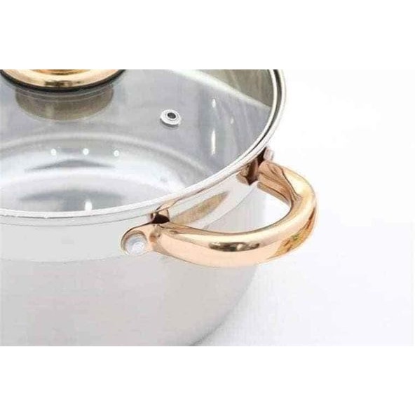 Bộ NỒI INOX 5 ĐÁY CAO CẤP SUNHOUSE SH781 hàng chính hãng