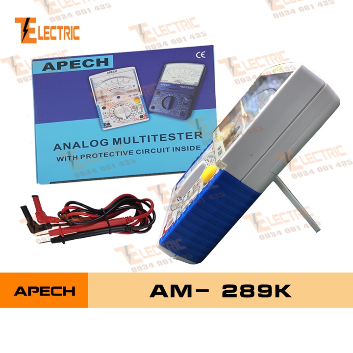 Apech AM - 289K Đồng Hồ Đo Điện Vạn Năng Hiển Thị Kim VOM Đo Điện Vạn Năng Apech AM 289K