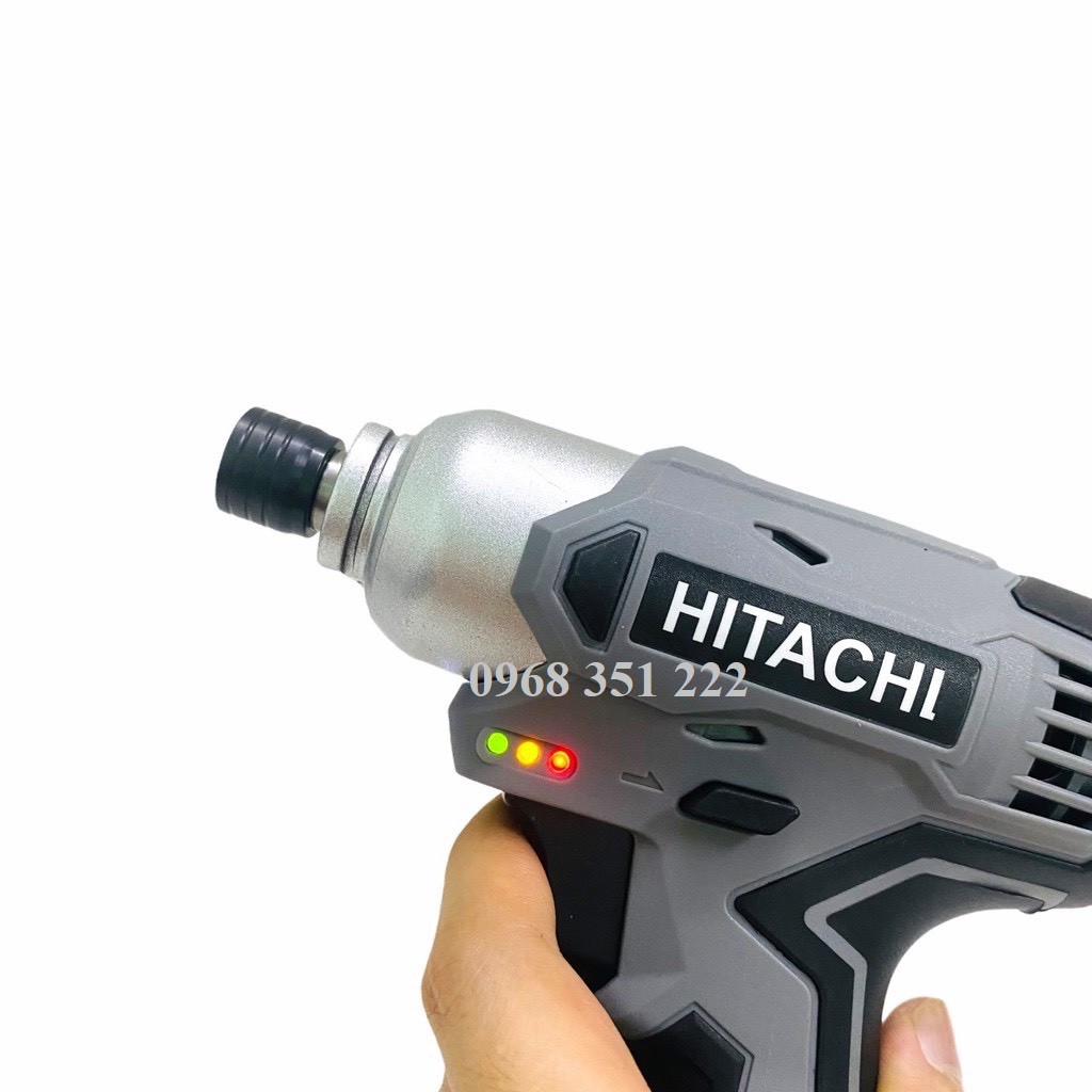 Máy Bắn Vít Chuyên Dụng HITACHI Pin 4 cell 26v Có Búa