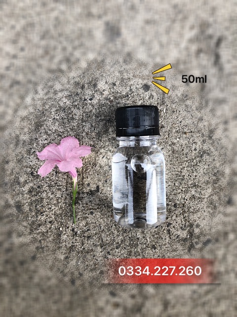 [TẶNG 50 STICKER] Combo 100c chai nhựa 50ml