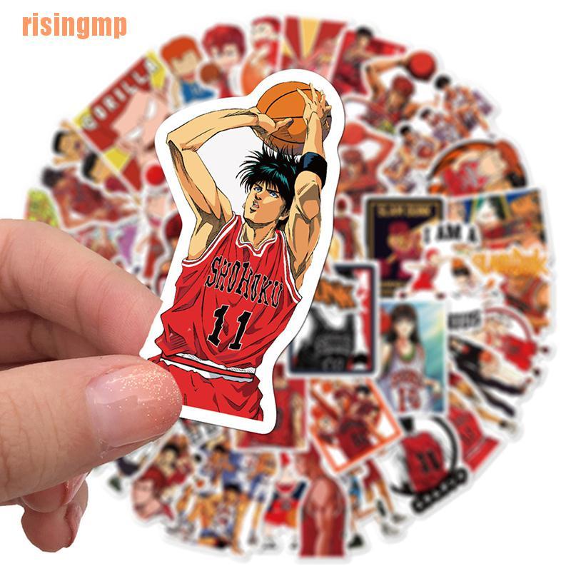 Bộ 50 Miếng Dán Trang Trí Ván Trượt / laptop / Túi / Slam Dunk DIY