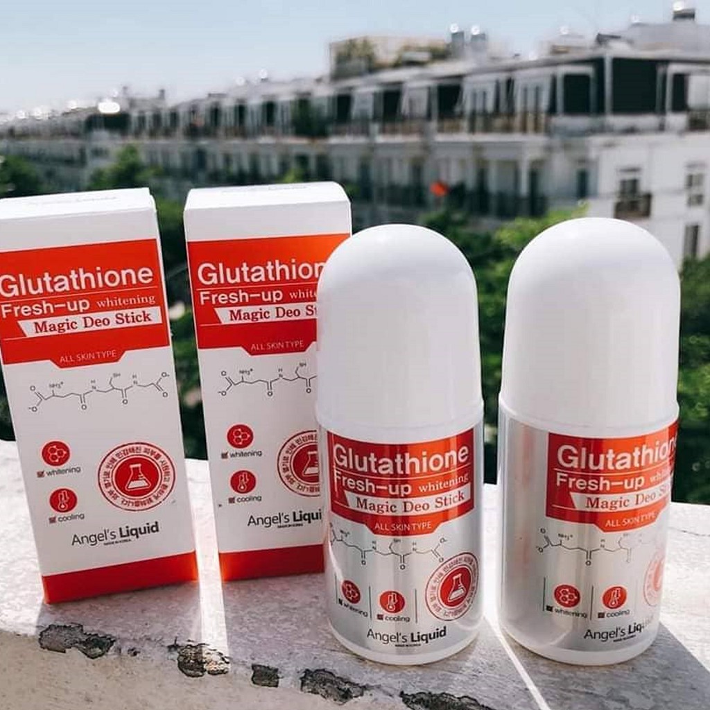 Lăn Khử Mùi, Dưỡng Trắng, Giảm Thâm Angel's Liquid Glutathione Fresh-Up Whitening Magic Deo Stick 60ml | BigBuy360 - bigbuy360.vn