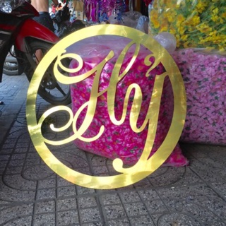 Chữ hỷ alu 60cm(hoả tốc)