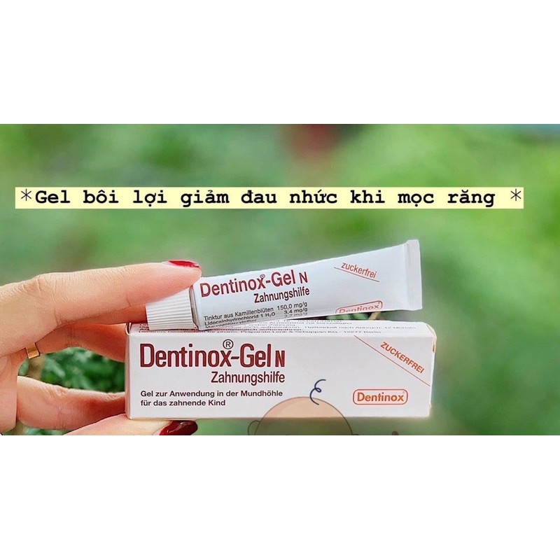 Gel Bôi Răng Lợi Dentinox Gel N 10gr - Đức